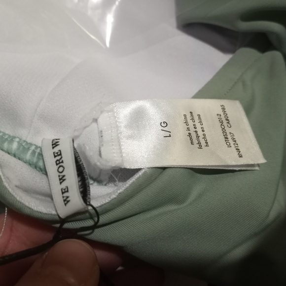 WeWoreWhat Bandeau Tie-Front One-Piece Swimsuit - Picture 5 of 6